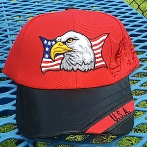 Red USA hat